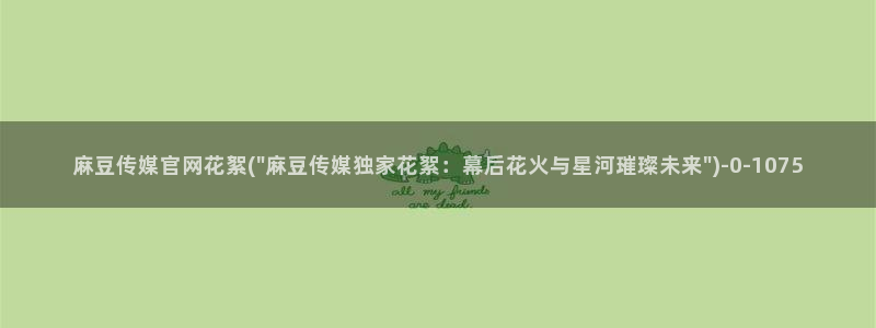 传媒的官网麻豆：麻豆传媒官网花絮(\